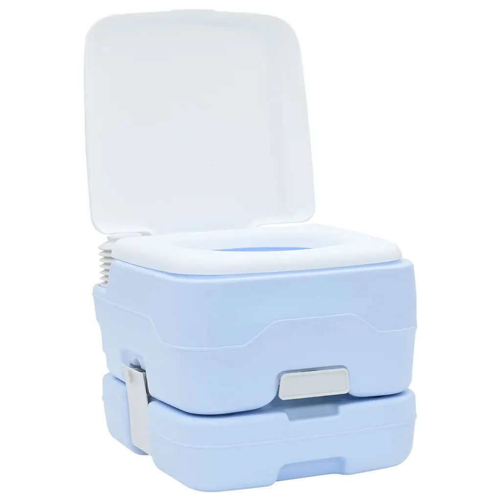 Toilette da Campeggio Azzurro Chiaro e Bianco Polietilene 42001426
