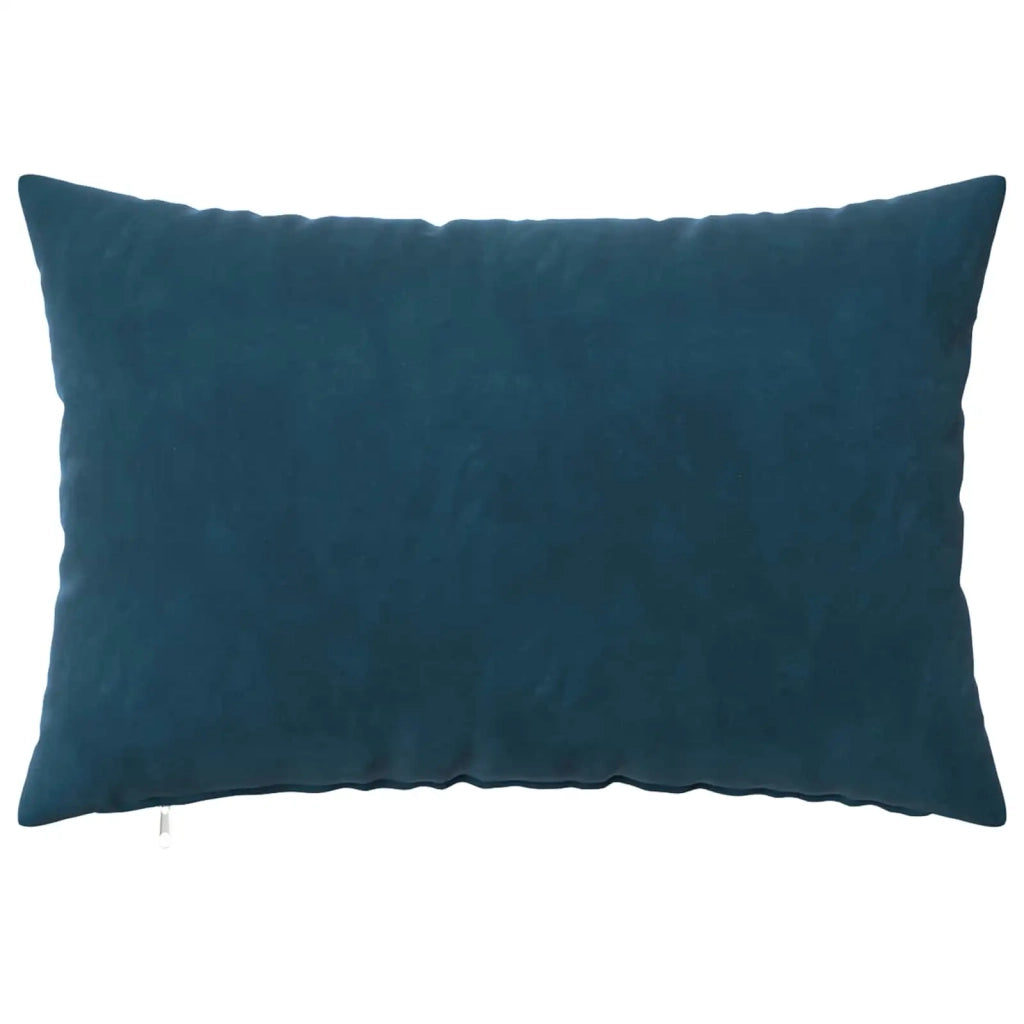 Federa 2 pcs HEERLEN Blu 50 x 70 cm Velluto 911253