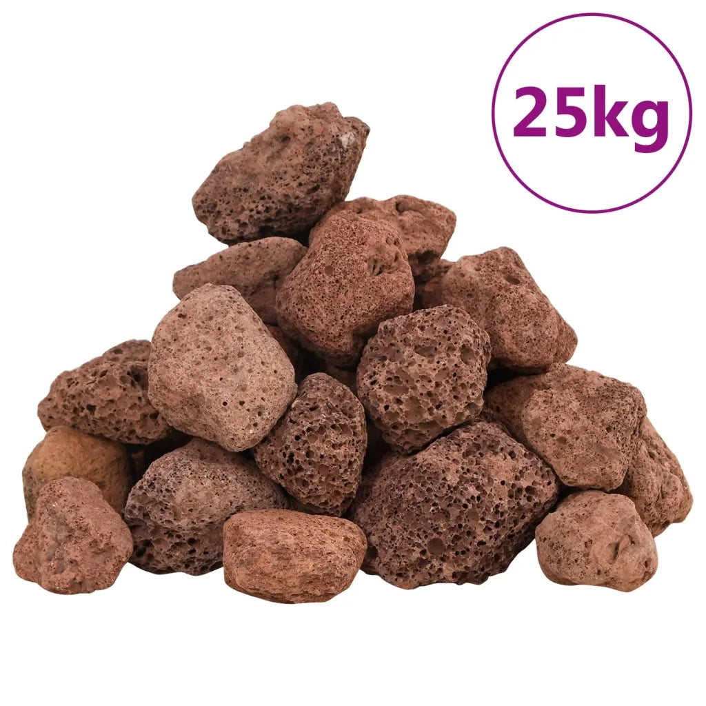 Rocce Vulcaniche 25 kg Rosse 3-5 cmcod mxl 133620
