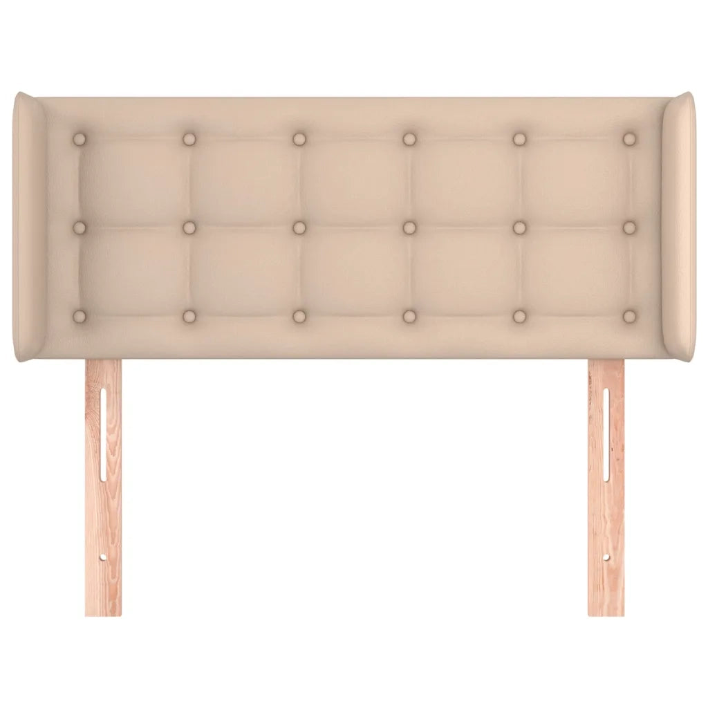 Testiera | Testata ad Orecchio Cappuccino 103x16x78/88 cm in Similpelle