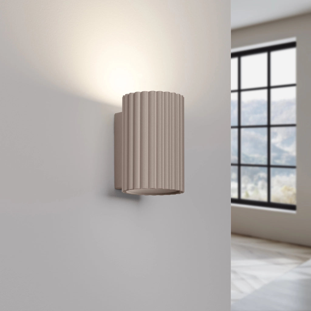Lampada da parete KARBON 10 taupe