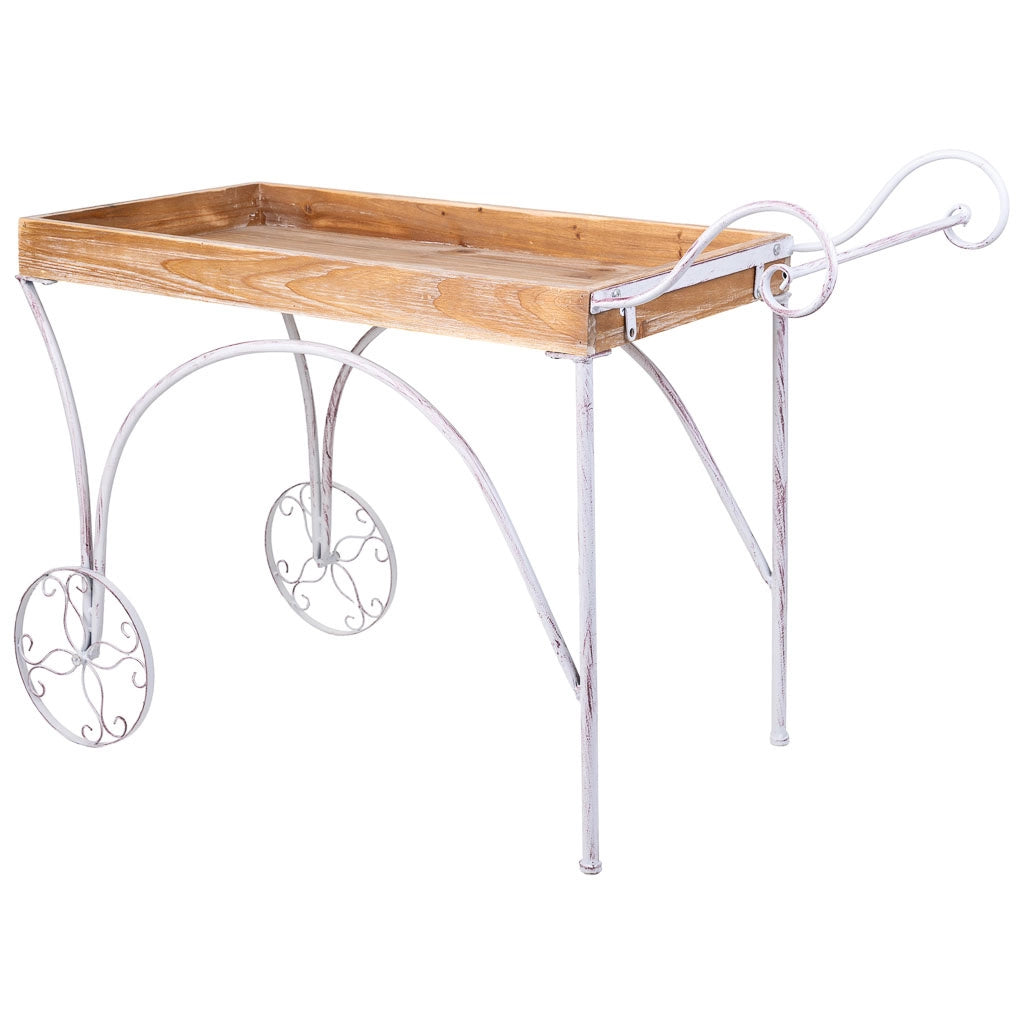 Carrello espositivo grigio 94x44x67