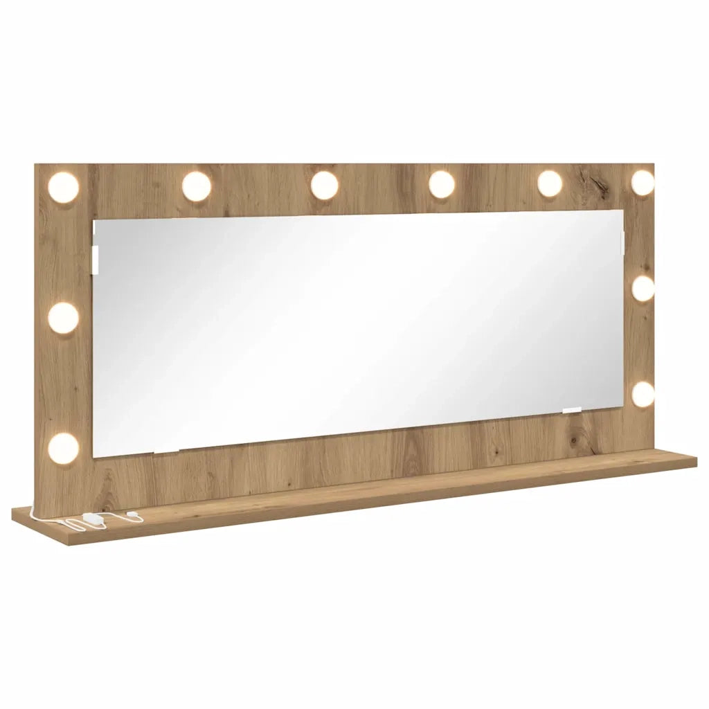 Specchio da Vanit¨¤-Specchio da Trucco Rovere artigianale 100 x 45 x 18 cm
