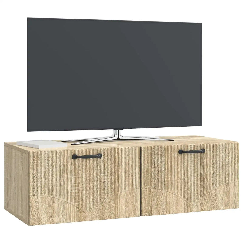 Mobile TV da Muro | Armadietto TV | Mobile Porta TV Rovere Sonoma 98 x 41 x 30 cm
