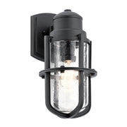 Applique esterna nero testurizzato E27 60W Suri Kichler