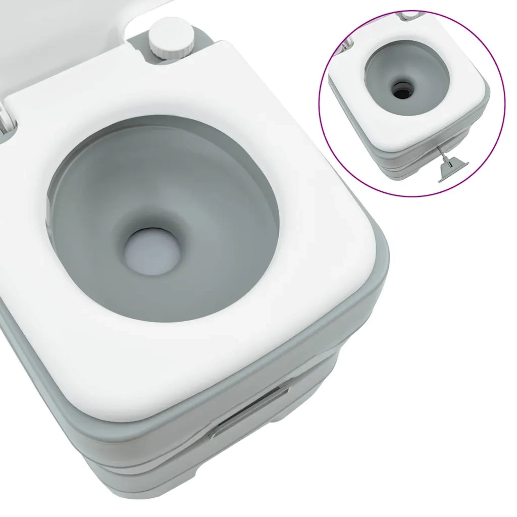 Toilette da Campeggio Grigio 41,5 x 36,5 x 42 cm 42001429