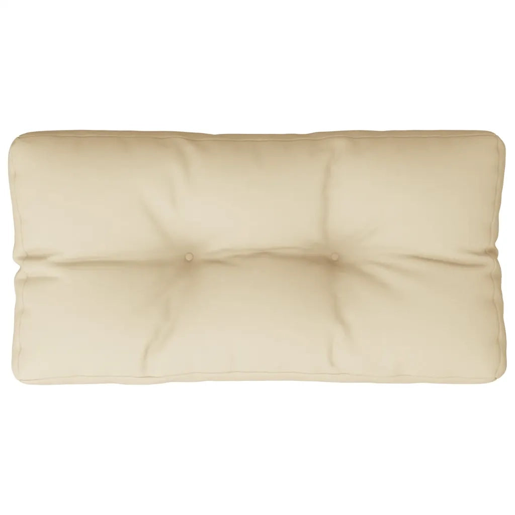 Cuscino per Pallet Beige 70x40x12 cm in Tessuto 360582