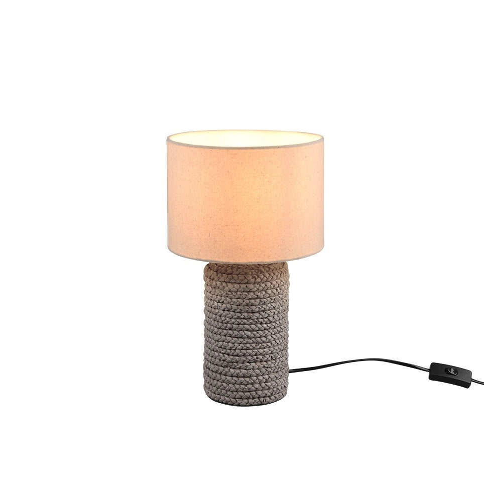 LAMPADA DA TAVOLO MALA E27 H.38CM BEIGE/MARRONE