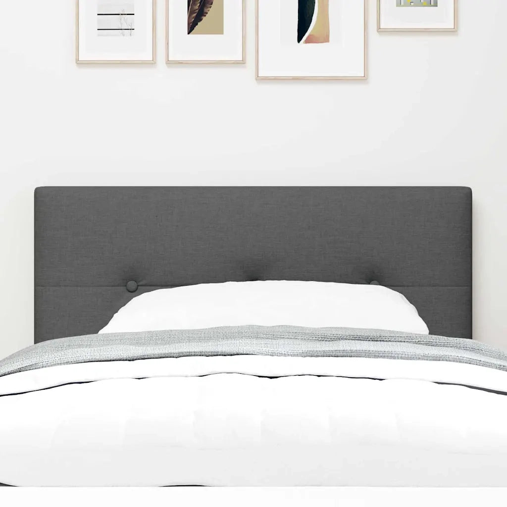 Testiera-Testata-Testiera Decorativa Grigio scuro 80 cm Tessuto