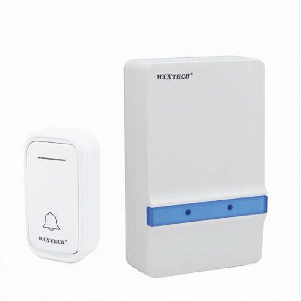 Trade Shop - Campanello Wireless A Batterie Wifi Raggio 80m A Led Senza Fili Maxtech Camp-02 -