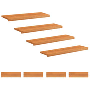 Tappeti per scale 8 pz 100 x 30 x 2 cm Marrone Chiaro 3446277