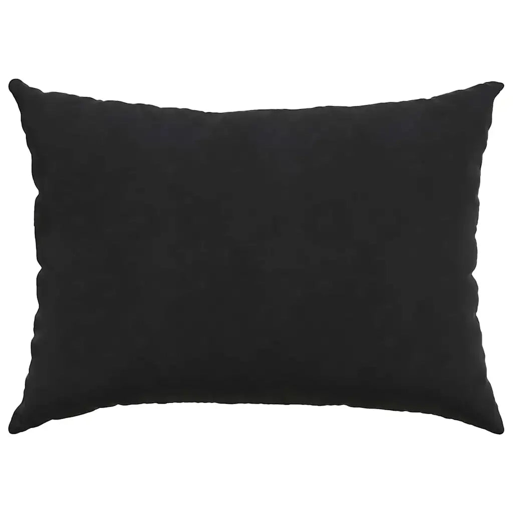 Cuscini da Divano 2 pz | Cuscini per sedie Nero 70 x 50 cm Tessuto in Cords