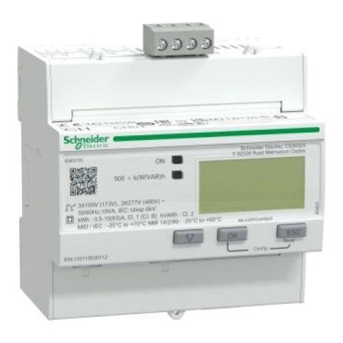 CONTATORE ENERGIA IEM3155 - 3P+N - INSERZIONE DIRETTA 63A - MODBUS 1DI+1DO -MID