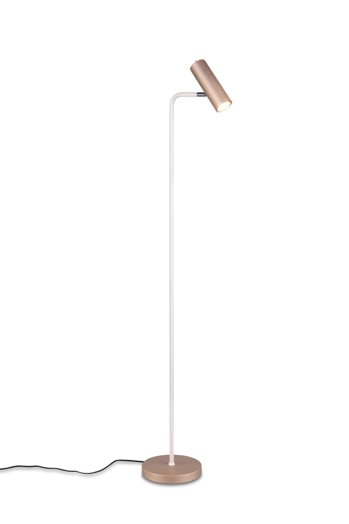 Lampada da terra MARLEY caffè 151cm faretto GU10 Trio