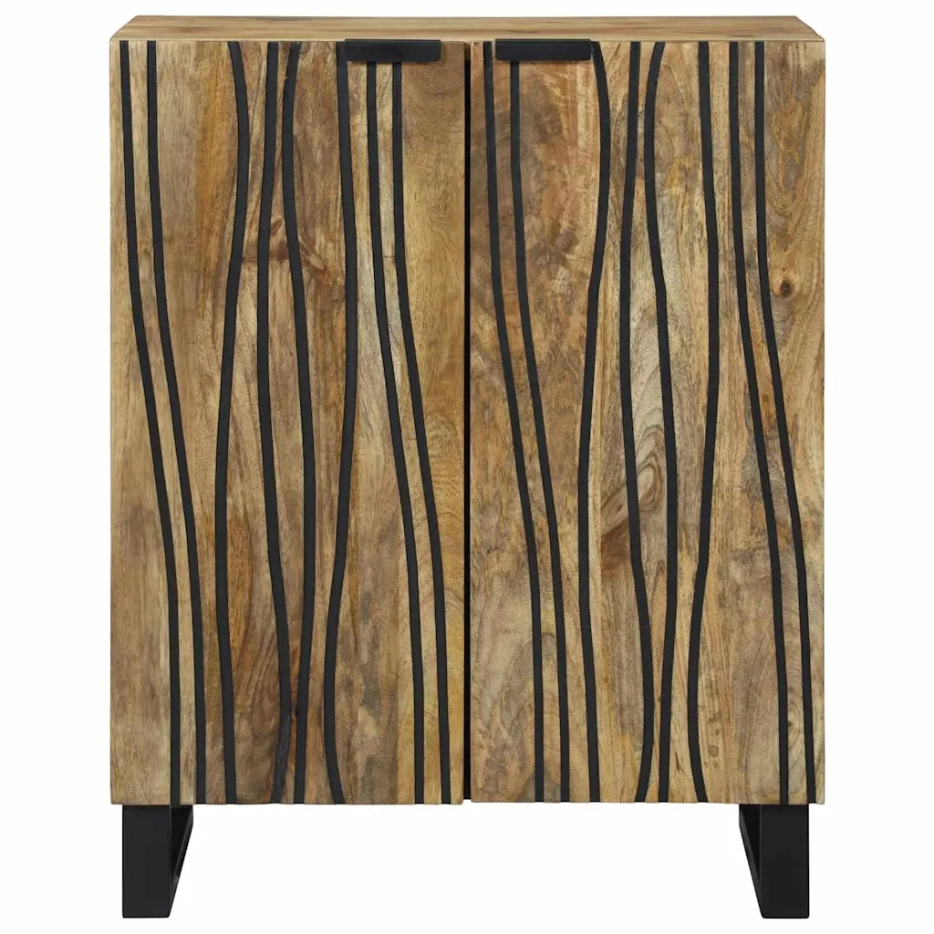 Credenza Naturale 60 x 33,5 x 75 cm Legno di mango massello 4017938