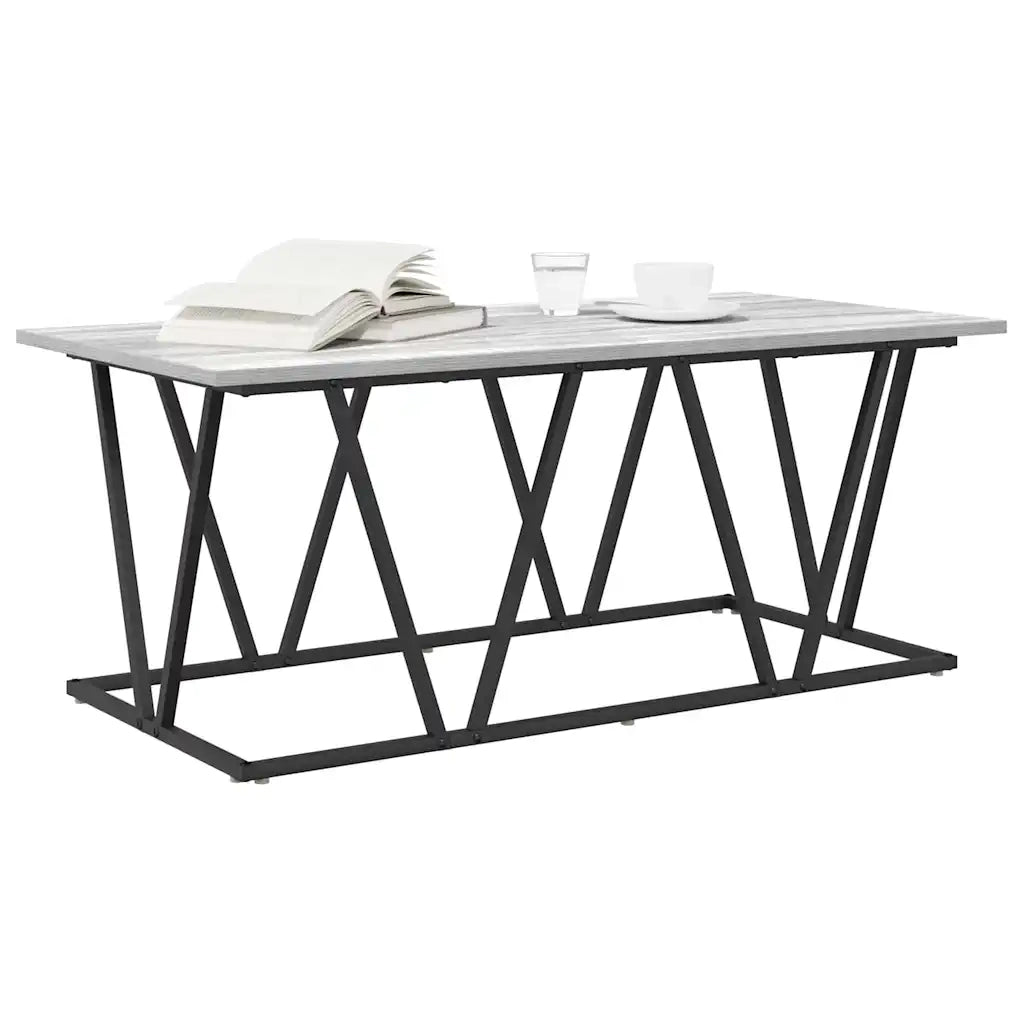 Tavolino da Salotto-Tavolino da soggiorno Grigio 100 x 50 x 40 cm