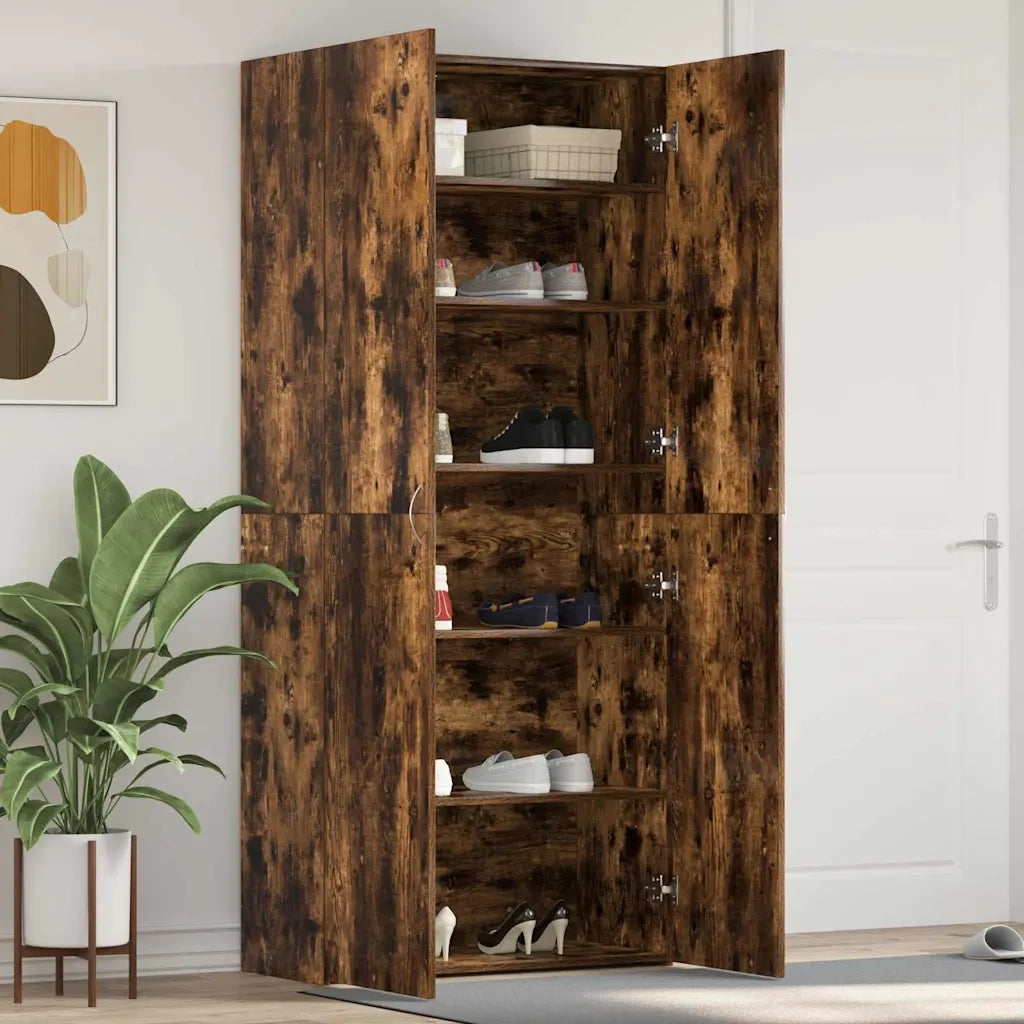 Scarpiera | Mobile per scarpe con porta Multicolore 80 x 35.5 x 180 cm