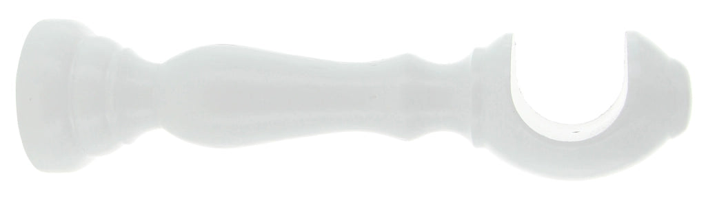 SUPPORTO LEGNO PER BASTONE BIANCO 18 CM 2 PZ- 1,0 coppie