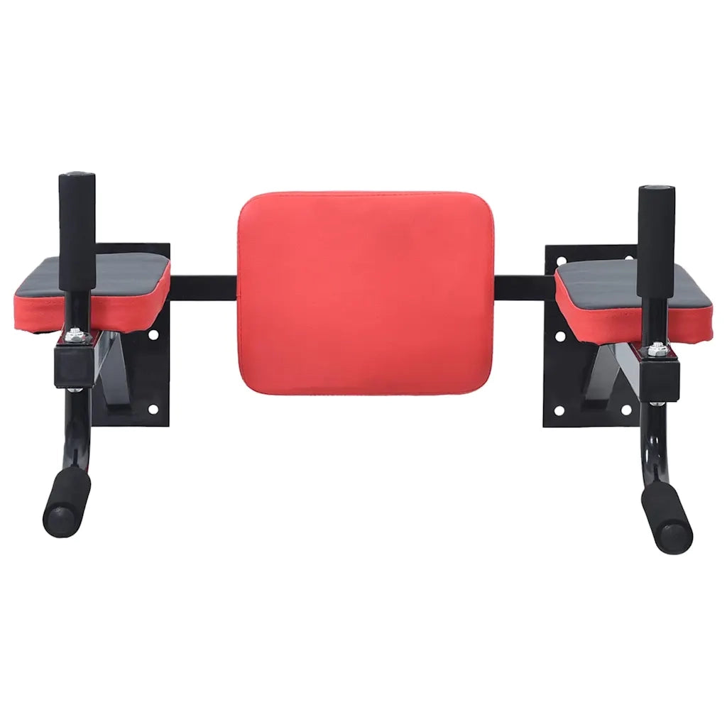 VidaXL Stazione per dips Nero e Rosso 72,5 x 70 x 31 cm 42009159