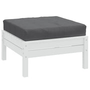 Cuscino per Pallet Antracite Mélange 60x60x9,5 cm in Tessuto 4002662