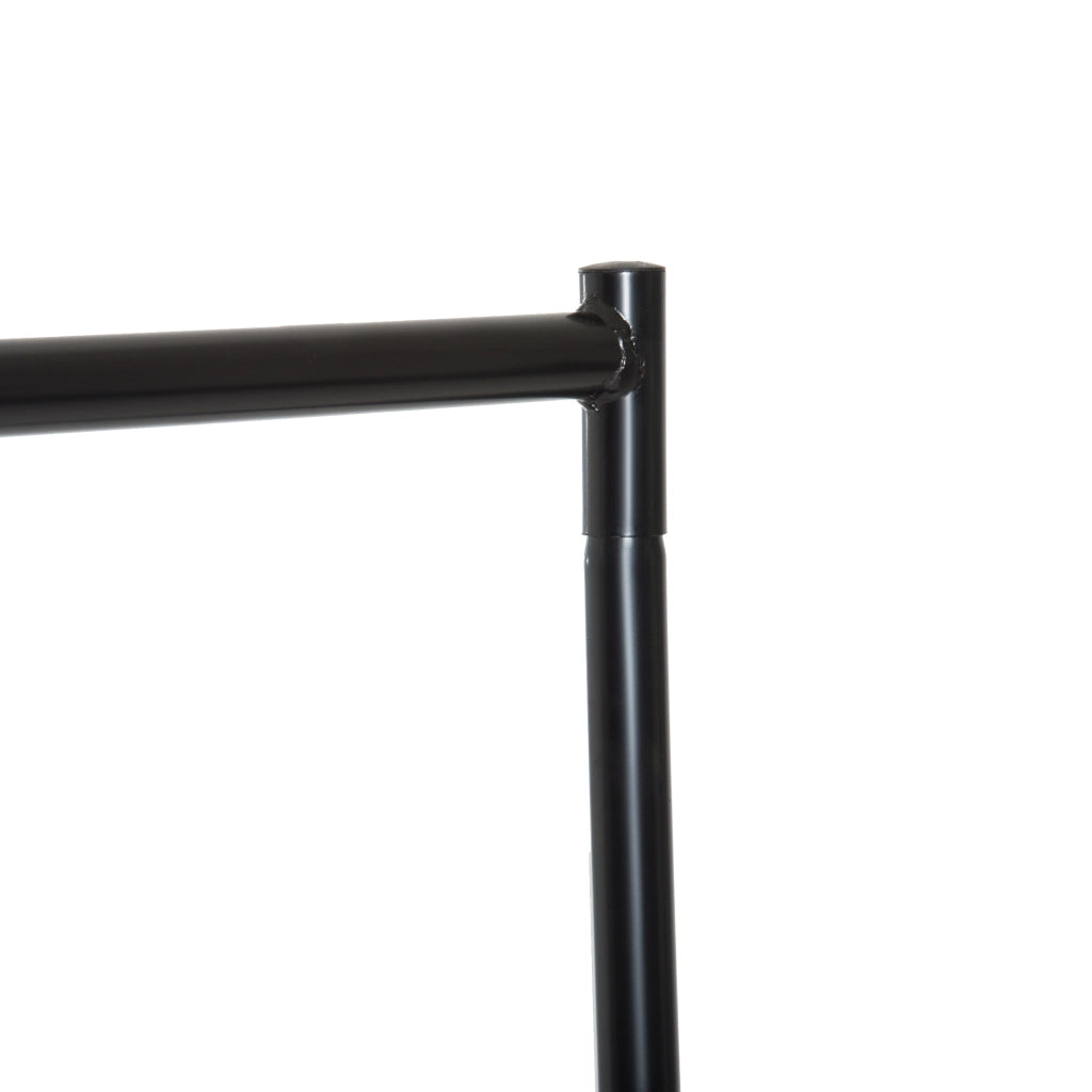 Burro per Abiti con Ruote ¨C zephmum ¨C Nero 150x60x170 cm