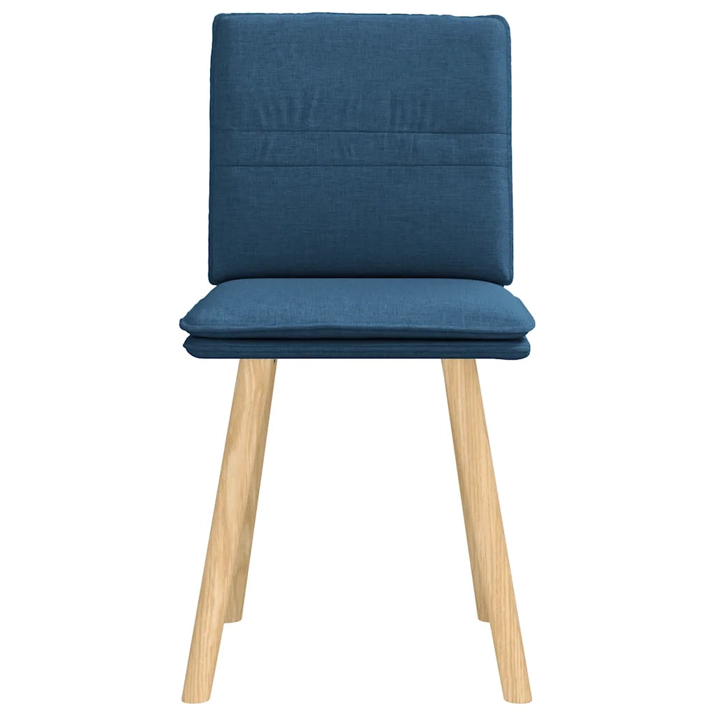 Sedie da Pranzo 2 pz Blu in Tessuto 4101263