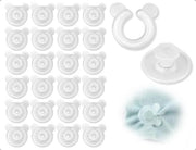 Set di 24 Chiodi Antiscivolo per Tende da Letto