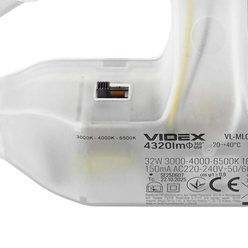 Videx modulo LED 32W 4320lm CCT 3000-6500K