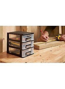 Stanley Porta Minuteria Essential Small 3 Cassetti Nero