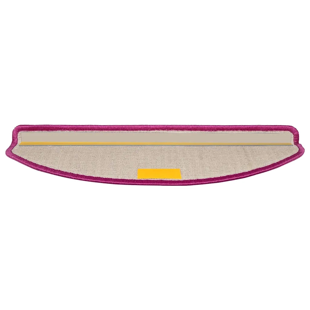 Tappetini per scale 15 pz | Gradini per Scale 65x21x4 cm Viola Semicircolari Grandi
