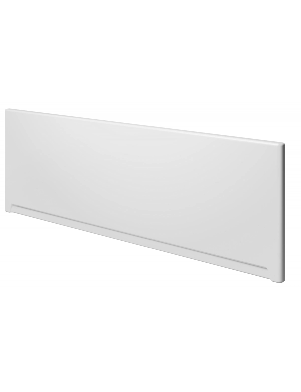 Grembiule vasca frontale universale 170x57 cm in acrilico bianco
