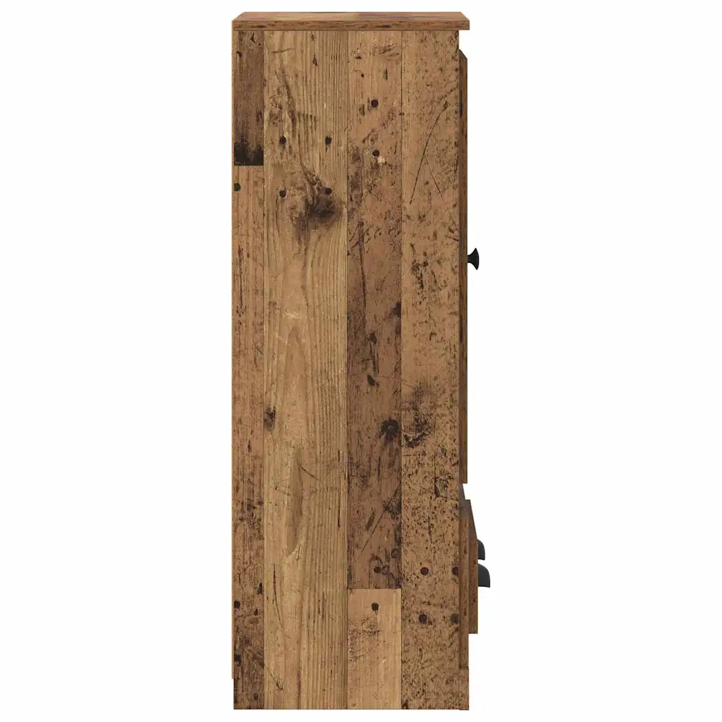 Credenza con cassetto 3 pcs Legno vecchio Legno multistrato 3402671