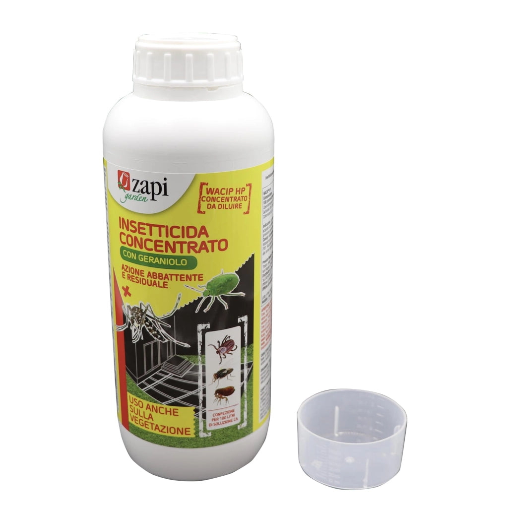 Insetticida Concentrato Zapi 1 l Contro Zanzare Mosche Zecche Pulci Blatte