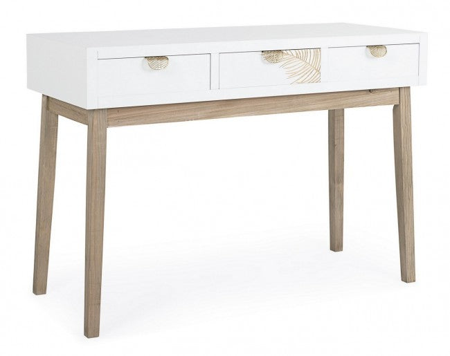 Consolle 3 Cassetti Folium in Legno