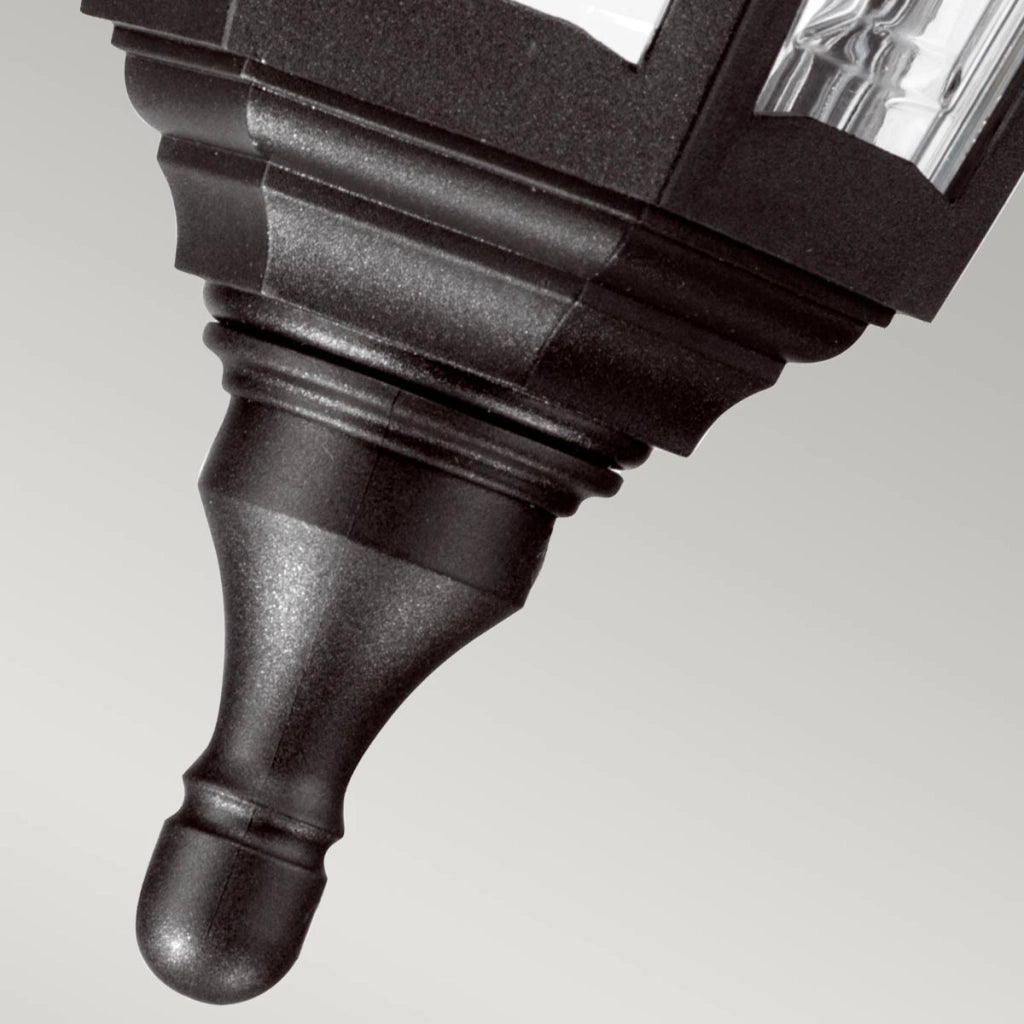 Lampada sospesa esterno Kinsale nera E27 60W Elstead