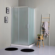 Cabina doccia rettangolare 90x70 satinato