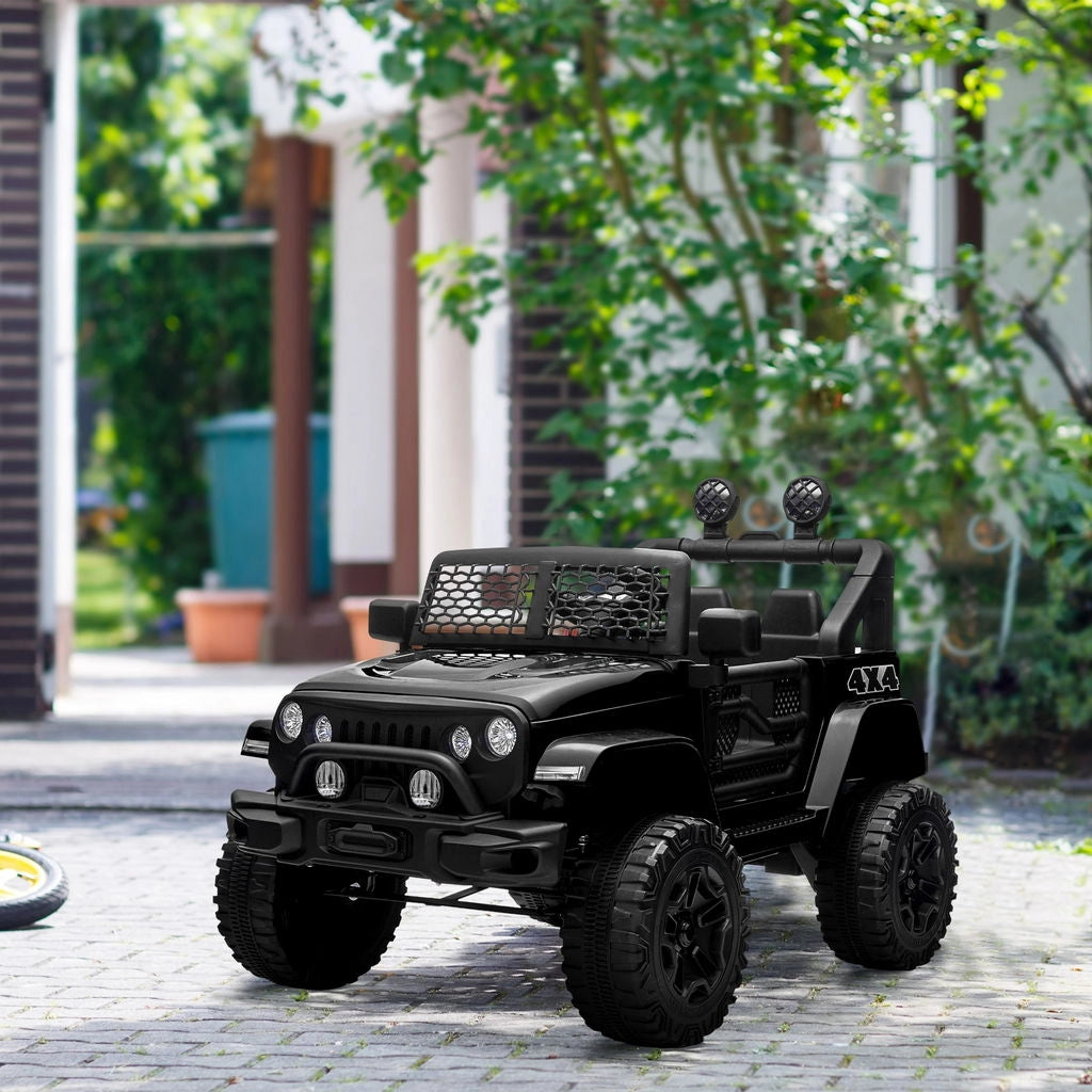 MACCHINA ELETTRICA PER BAMBINI 12V CON TELECOMANDO E GUIDA MANUALE COLOR NERO