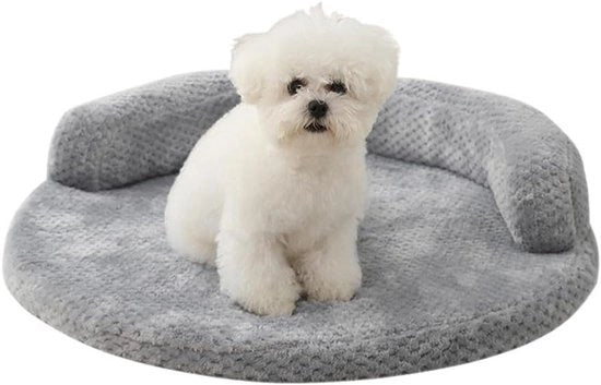 Letto Rotondo per Cani e Gatti - Diametro 60 cm, Lavabile e Termoisolante