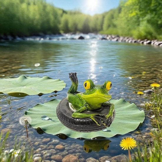 Decorazione per Piscina in Miniatura per Esterno - Sculture per Giardino - Decorazione per Fontana - Mini Fontana Decorativa - Leggera - Dimensioni 13 x 14 x 9,5 cm