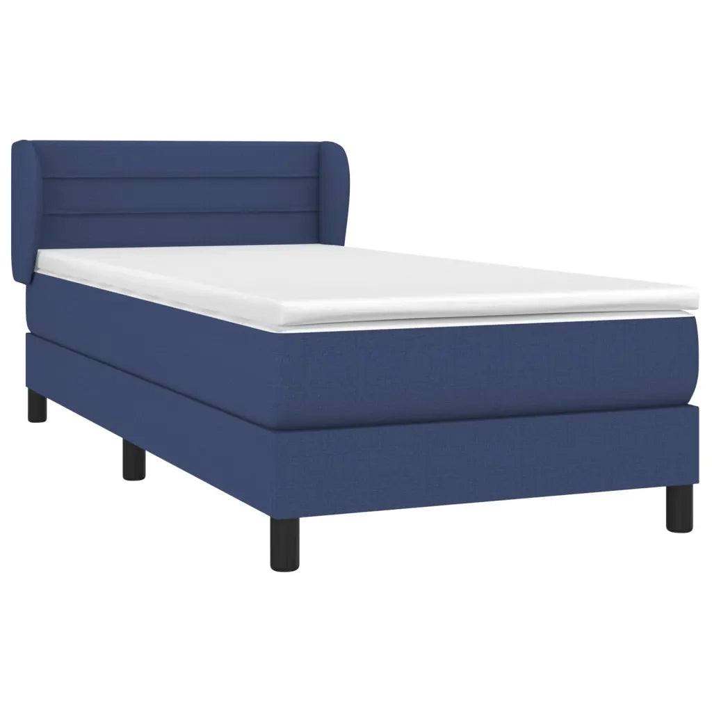 Giroletto a Molle con Materasso Blu 80x200 cm inTessuto 3126283