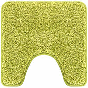Tappeto Antiscivolo per Bagno con Taglio per Toilette Verde CFW8887384