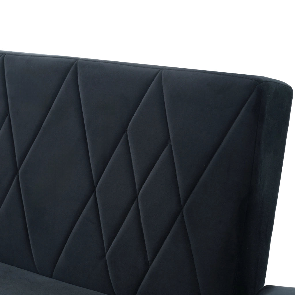 Divano Letto 2 Posti in Velluto ¨C MINIMAL ¨C Grigio
