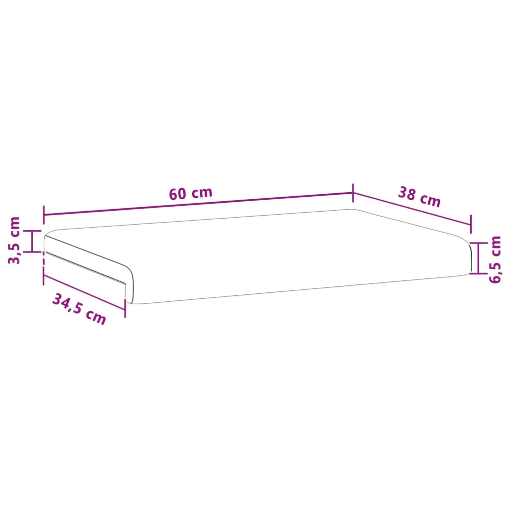 Cuscino per panchina Tessuto scamosciato sintetico 42043202