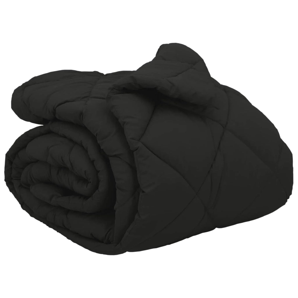 Duvet Invernale Nero 220 x 260 cm Microfibra 42025714