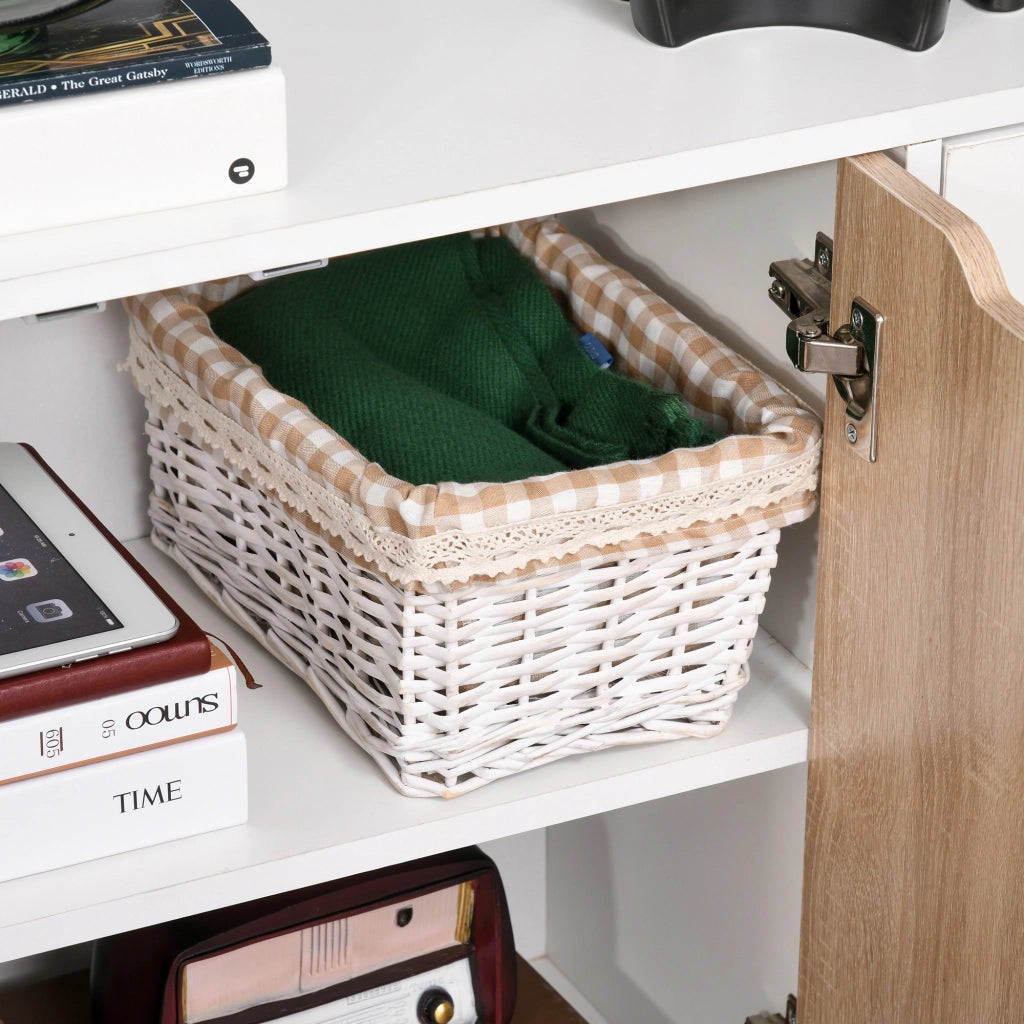 Cassettiera in Legno con Antine ¨C Minimal ¨C 90x30x72 cm