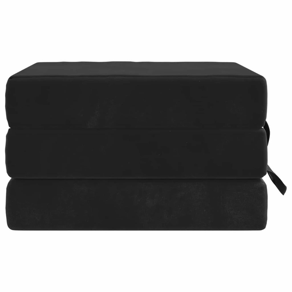 Divano Letto Pieghevole 90 x 63 x 45 cm Nero 900159