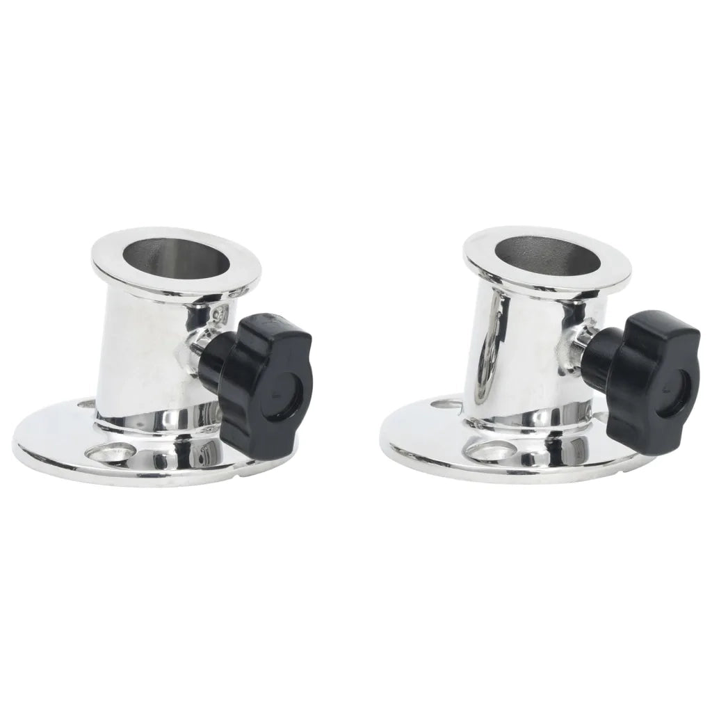 Basi Rotonde Bimini per Tubo 26 mm 2 pz in Acciaio Inossidabile CFW2832128