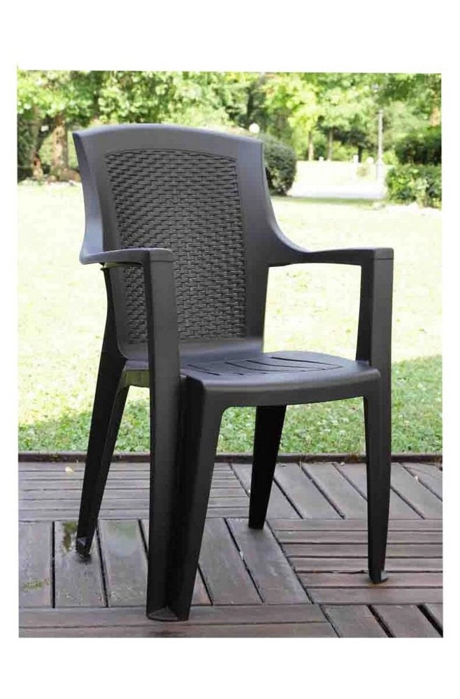 Sedia Eden Cm 55 x 60X91 H Colore Antracite