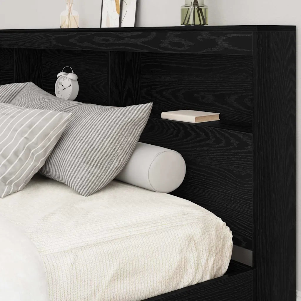 Testata contenitore Rovere Nero 180 cm Legno multistrato 3335510