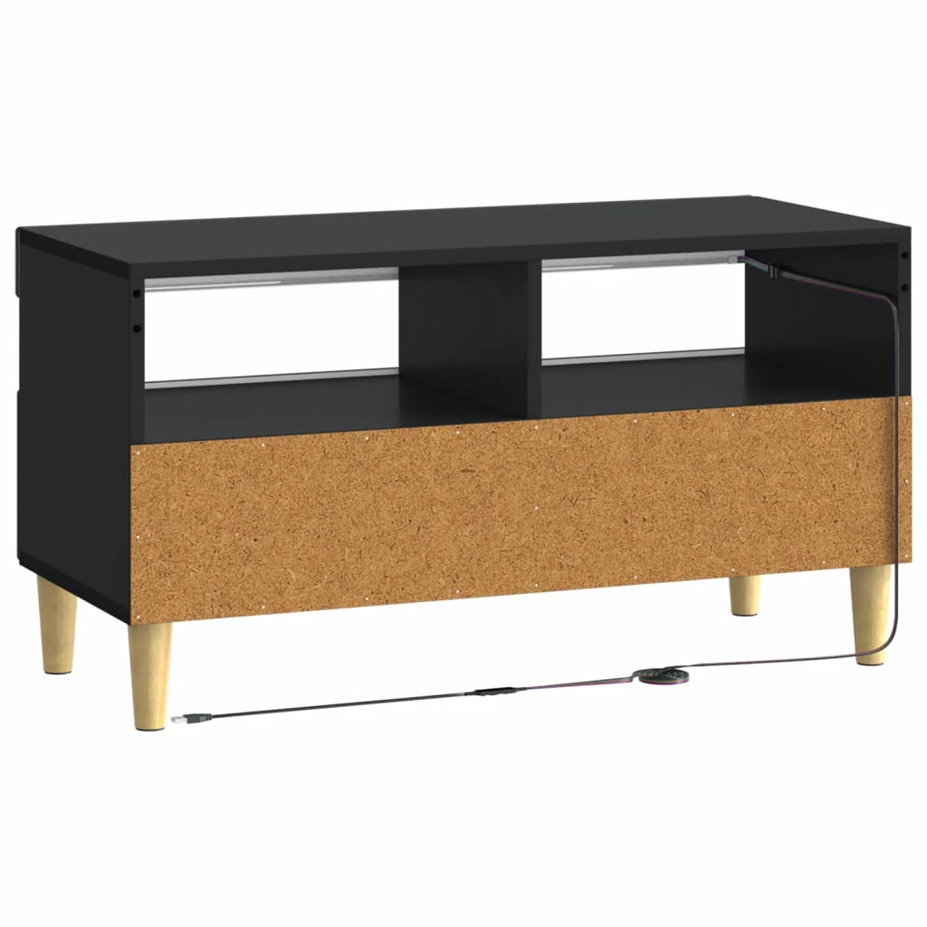 Mobile TV LED Nero Legno ingegnerizzato 896776